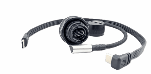 Kraken USB-C PD Bulkhead (45W Fast Charging & Data Transfer)